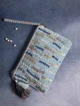 Glid Corduroy Floral Sequined Sling Bag