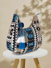 Tribal Cotton Canvas Jaquard Geometric Jacquard Sling Bag