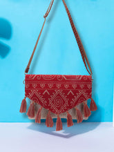 Tribal Cotton Shenel Jacquard Ethnic Motifs Jacquard Sling Bag