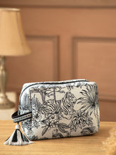 Tribal Cotton Canvas Toile Jacquard Travel Pouch