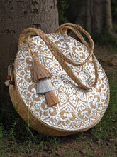 Sisal Mandala Printed Jute Tote Bag