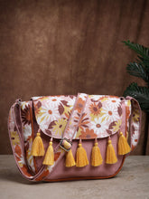 Lush Floral Printed Polycotton Sling Bag