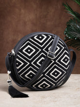 Boho Diamond Cotton Jacquard Sling Bag