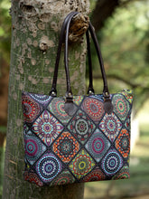 Mandala Printed Cotton Canvas Tote Bag