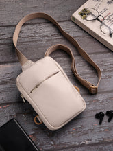 Drift Ivory Polyester Solid Crossbody Bag