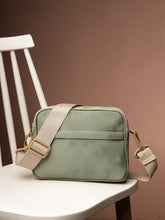 Drift Sage Green Polyester Solid Sling Bag