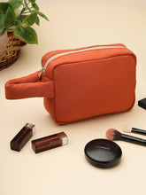Drift Burnt Orange Polyester Travel Pouch