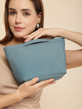 Drift Dusty Teal Blue Polyester Solid Travel Bag