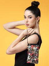 Ghoomar Floral Embellished Cotton Canvas Sling Bag