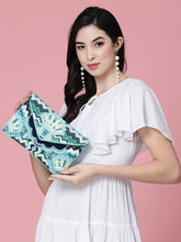 Tribal Ethnic Motifs Embellished Canvas Sling Bag