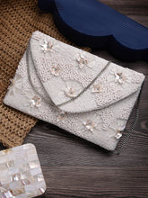 Boho Floral Embellished Cotton Canvas Sling Bag