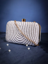 Glided Gleam Teardrop Embellished Velvet Clutch