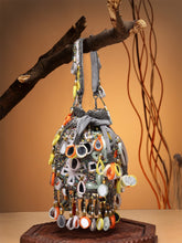 Tipify Mirror Work Embellished Fabric Potli