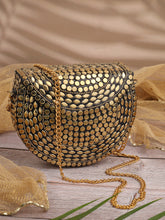 Metal Mirage Mosaic Clutch