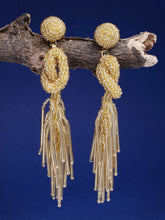 Outre Eardrop Shaped Handcrafted Drop Earrings