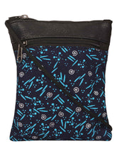 Modish Printed Canvas & PU Sling Bag