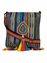 Diamondus Beaded Cotton Sling bag