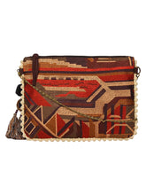 Abstract Canvas Sling Bag