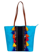 Hoist Canvas And Jacquard Tote Bag