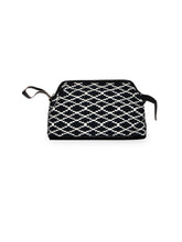 Geomat Jacquard PU Cosmetic Vanity Bag