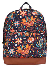 Artsy Printed Canvas Backpack