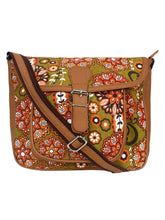 Classic Canvas & Pu Sling Bag