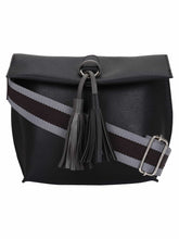 Modish Solid Leatherette Sling Bag