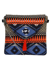 Spruce Jacquard and Cotton Sling bag