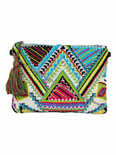 Glitzy Jacquard Sling Bag