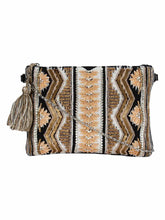 Glitzy Jacquard Sling Bag