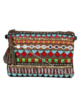 Glitzy Jacquard Sling Bag