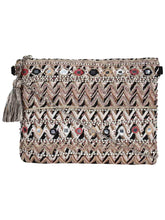Glitzy Jacquard Sling Bag