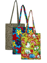 Eco-Friendly Printed Canvas Shopping Bag (Pack of 3)