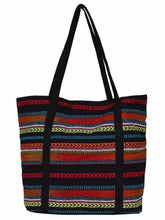 Striped Women's Shopping Bag