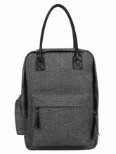 Classic Shaded Canvas & PU Backpack