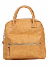 Classic Textured Leatherite Backpack