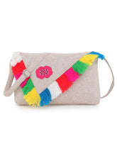 Floral Patch Canvas Sling Bag