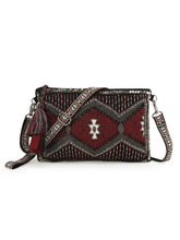 Ghoomar Cotton Canvas Ethnic Motifs Embellished Sling Bag