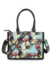 Rangoli Polycotton & PU Floral Digital Printed Sling Bag