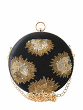 Ethnic Embroidered Party Round Clutch
