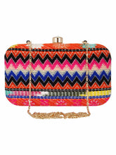 Loom Jacquard Fabric Clutch
