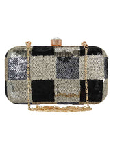 Adorn Sequined Party Clutch