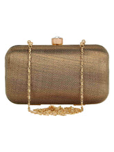 Tulle Raw Silk Striped Party Clutch