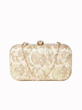 Tulle Sequines Embroidered Faux Silk Clutch