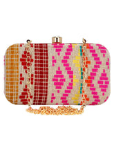 Loom Jacquard Fabric Clutch