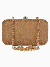 Tulle Faux Silk Fabric Printed Clutch