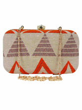 Hyperbole Fabric jacquard Textured Clutch