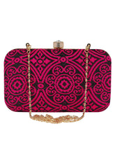 Loom Cotton Fabric Printed Clutch