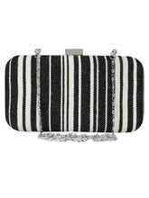Loom Cotton Jacquard Stripes Clutch