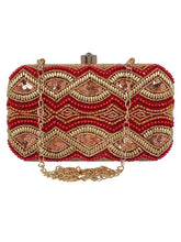 Adorn Embellished Cotton Polyester Clutch